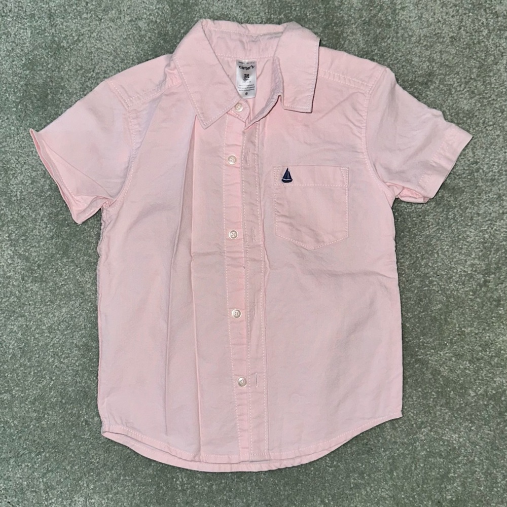 Carter's Light Pink Button Up